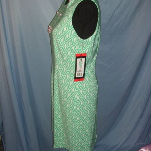 📦 Mario Serrani retro print A-line dress accessories NOT INCLUDED NWT - Picture 6 of 8